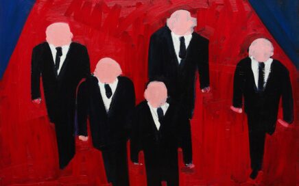 RED CARPET oil on canvas, 80x120 cm. 2008