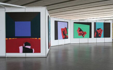 Fragments of exposition Dramatis Personae project during Unofficial Pavilion at 53d Venice Biennale, BelExpo Center