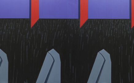 CEREMONY oil on canvas, total size 170x400 cm. (consist of two parts each size 170x200 cm.) 2015