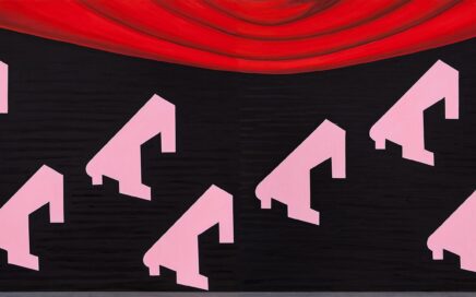BACKDRAFT oil on canvas, total size 170x400 cm. (consist of two parts each size 170x200 cm.) 2015