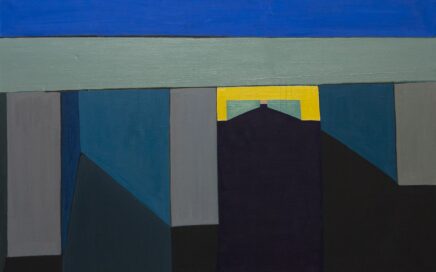 TWO BRIDGES     oil on canvas, 110x160 cm.  2004