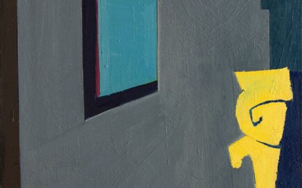 BETWEEN THE WINDOW AND THE STUCCO   oil on canvas, 110x160 cm.  2004