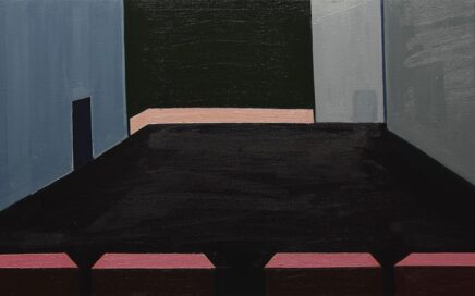 SQUARE   oil on canvas, 80x160 cm.  2005
