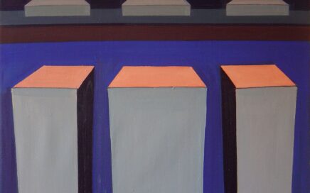 COLUMNS AND PIlLES   oil on canvas, 90x120 cm.  2003