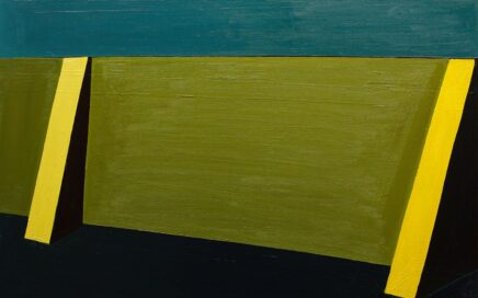 YELLOW COUNTERFORTES    oil on canvas, 80x120 cm.  2003