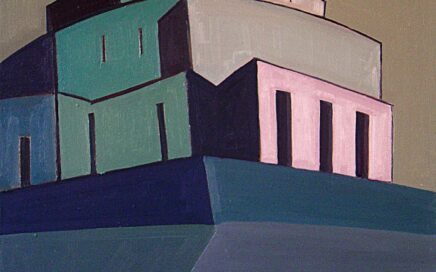 BOLSHOI THEATER   oil on canvas, 105x105 cm.  2003
