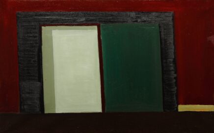 THE GATES     oil on canvas, 69x110 cm.  2003