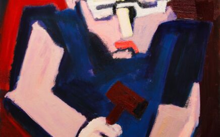 PERSON 3 oil on canvas, 110x100 cm. 2008