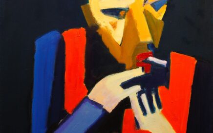 PERSON 5 oil on canvas, 110x100 cm. 2008
