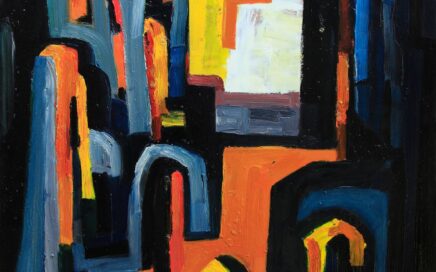 LANDSCAPE   oil on fiberboard, 122x92 cm.1996