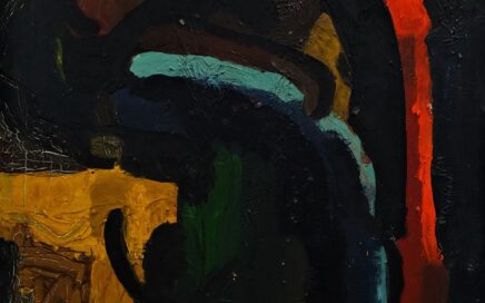 RITUAL   oil on fiberboard, 75x55cm. 1993