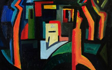 LIGHT IN THE PARK 3   oil on fiberboard, 60x80cm. 1998