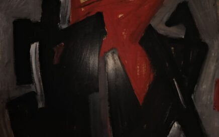 TWO FIGURES   oil on fiberboard,  81x110,5 cm.  2000