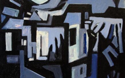 LANDSCAPE   oil on fiberboard, 122x92 cm.1996