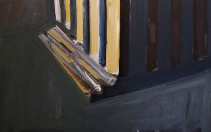 BIG PALACE   oil on fiberboard,  50,5x70 cm.  2001