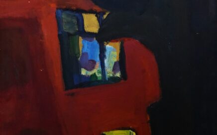 STUCCO AND WINDOW   oil on fiberboard, 60,5x67,3cm.  2000