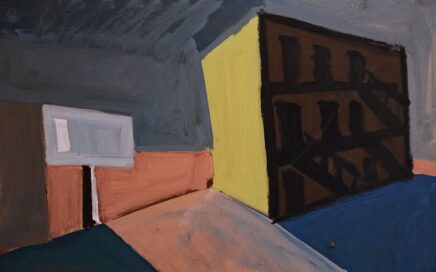BILLBOARD   oil on fiberboard, 39x60cm. 1998