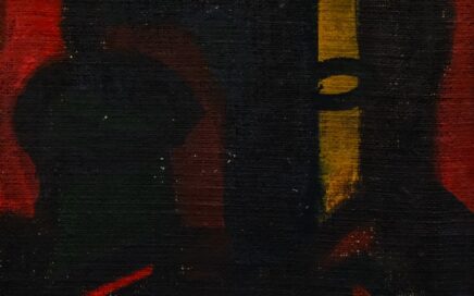 RESIDENT OF THE OLD TOWN 2   oil on fiberboard, 45x62cm.  1996