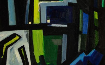 LANDSCAPE   oil on fiberboard, 122x92 cm.1996