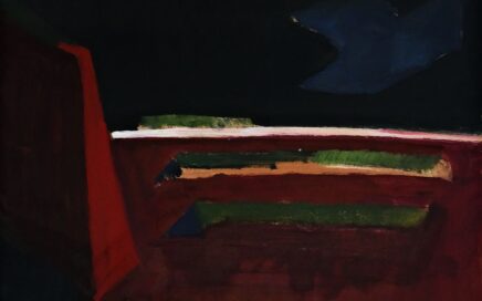 THE STORM   oil on fiberboard, 42x61cm. 1998