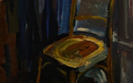 OLD CHAIR   oil on fiberboard, 68,5x61cm. 1998