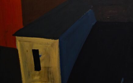 SEPARATE HOUSE   oil on fiberboard, 61,8x69cm.  2000