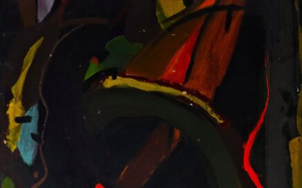 COMPOSITION   oil on fiberboard, 75x55cm. 1996