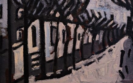 OLD STREET   oil on canvas, 43x63cm. 1999