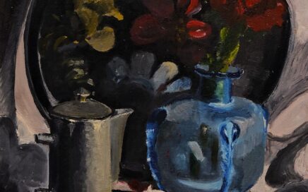 STILL LIFE WITH SHELL   oil on cardboard, 50x35,5cm. 1993