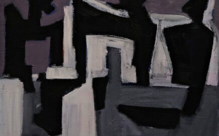 CONVERSATION 2  oil on canvas, 79,5x100cm.  2000