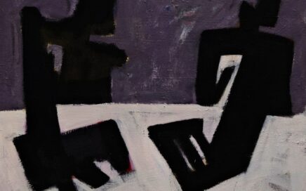 CONVERSATION 3  oil on canvas, 79,5x100cm.  2000