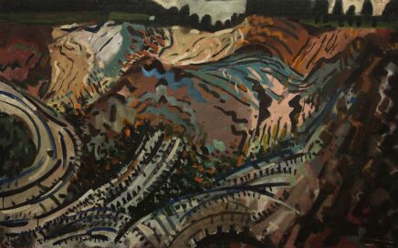 OPEN PIT   oil on canvas, 70x110 cm. 2000