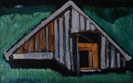 CELLAR   oil on canvas, 33x53 cm.  2020