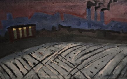 OUTSKIRTS   oil on canvas, 56x66,5 cm.  2002