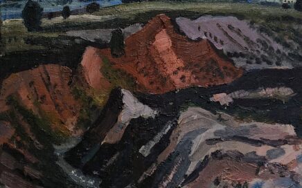 RAVINES   oil on canvas, 35,5x40 cm.  2009