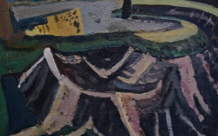ROUGH TERRAIN   oil on canvas, 32x43 cm.  2009