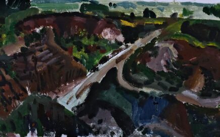 WASTELAND   oil on canvas, 36x68 cm.  2009