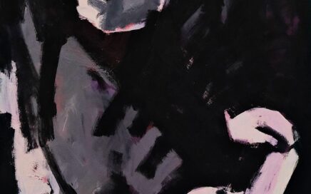 WOMAN READING THE LETTER   oil on fiberboard, 111x81,5 cm.  2007