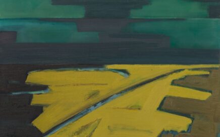 LANDSCAPE IN THE FOG   oil on canvas, 110x115 cm.  2017