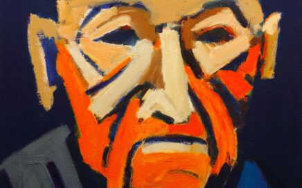 PORTRAIT OF IVAN GORANIN 2  oil on canvas, 110x100 cm.  2007