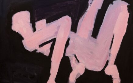 SPONTANEOUS CHOREOGRAPHY   oil on fiberwood, 120x160 cm.  2025