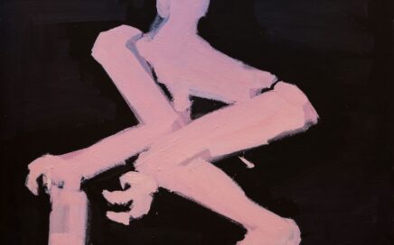 SPONTANEOUS CHOREOGRAPHY   oil on fiberwood, 120x160 cm.  2025