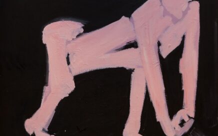 SPONTANEOUS CHOREOGRAPHY   oil on fiberwood, 120x160 cm.  2025