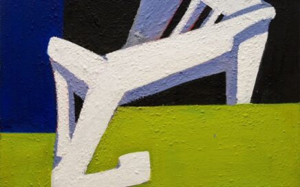 FOSSILS   oil on canvas, 150x120 cm.  2025