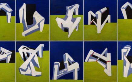 FOSSILS   polyptych, oil on canvas,   2025