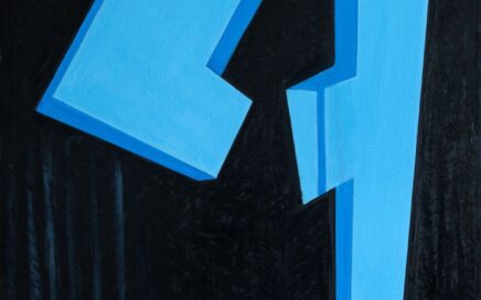 UNROOTED FOUNDATIONS   oil on canvas, 190x110 cm.  2019