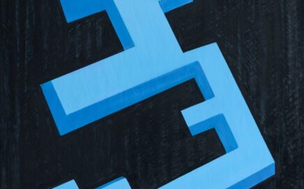 UNROOTED FOUNDATIONS   oil on canvas, 190x110 cm.  2019