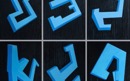 UNROOTED FOUNDATIONS   polyptych, oil on canvas.  2019