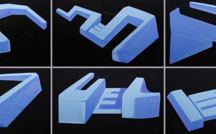 FOUNDATIONS   polyptych oil on canvas.  2017