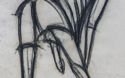 FIGURES IN ACTION 12  series  charcoal on paper, 84,5x65 cm.  2025